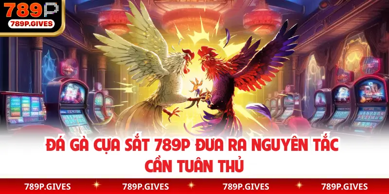 Đá gà cựa sắt 789P đưa ra nguyên tắc cần tuân thủ